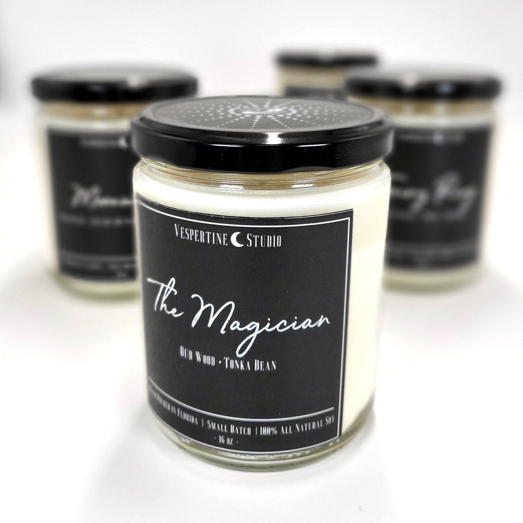 The Magician Tarot Candle - Oud, Tonka & Musk - The Gilded Witch