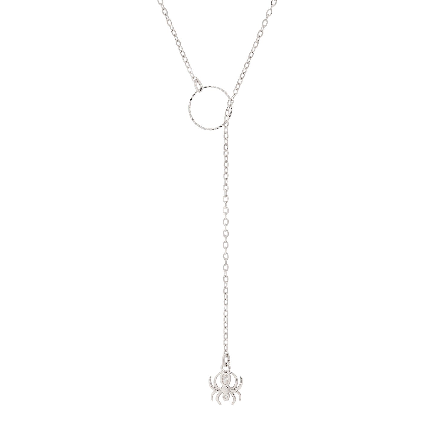 Gossamer Guardian Spider Lariat - Gold or Silver