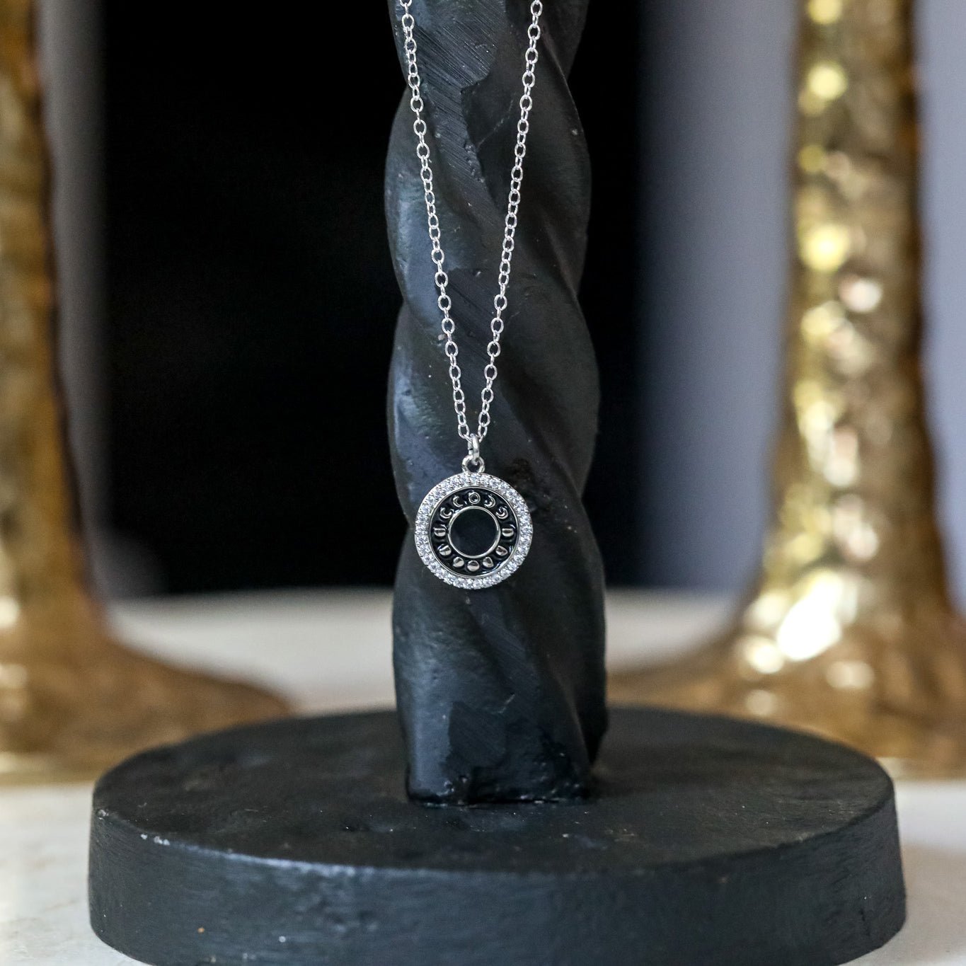 Moon Phase Necklace - Gold or Silver