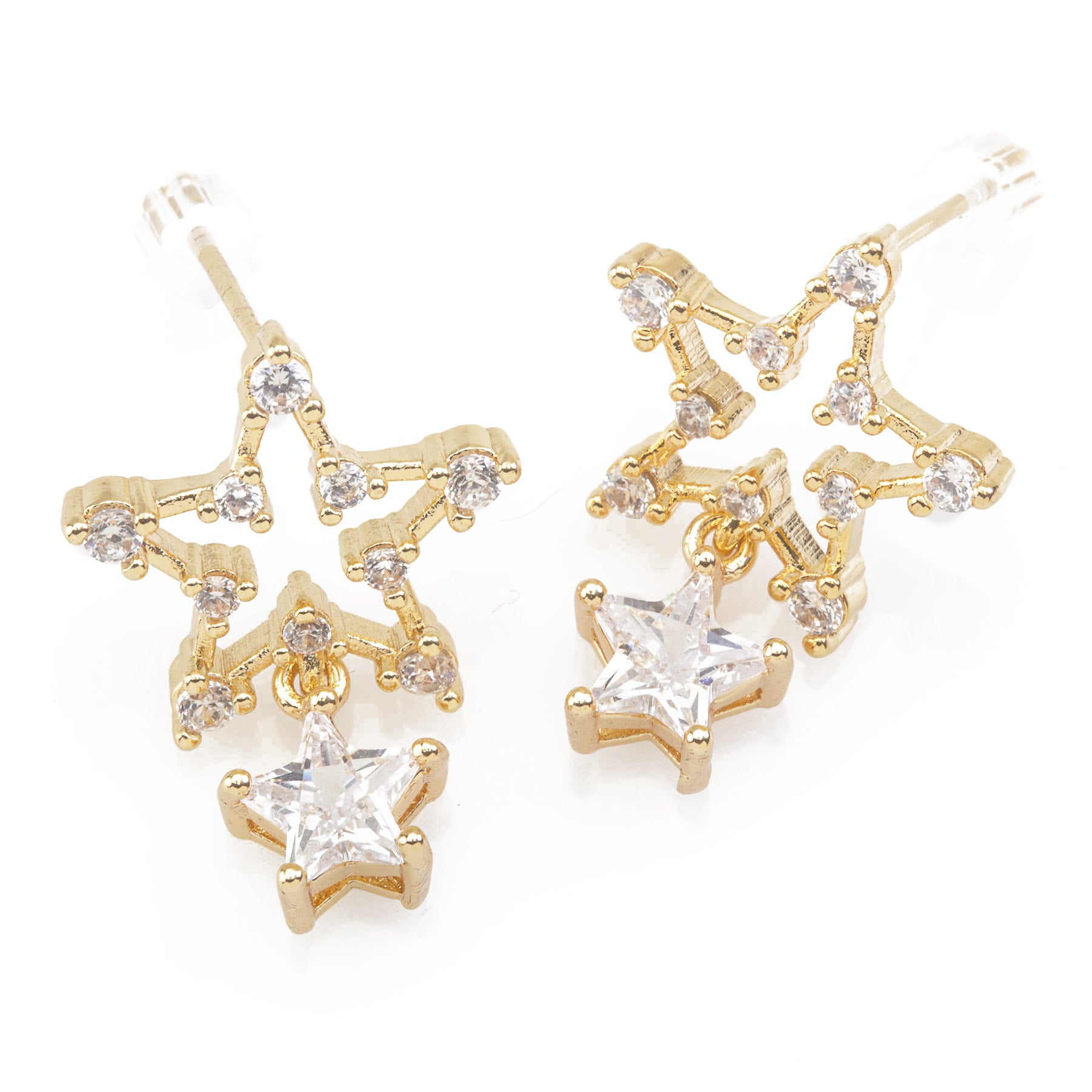 Crystal Heavens Star Earrings