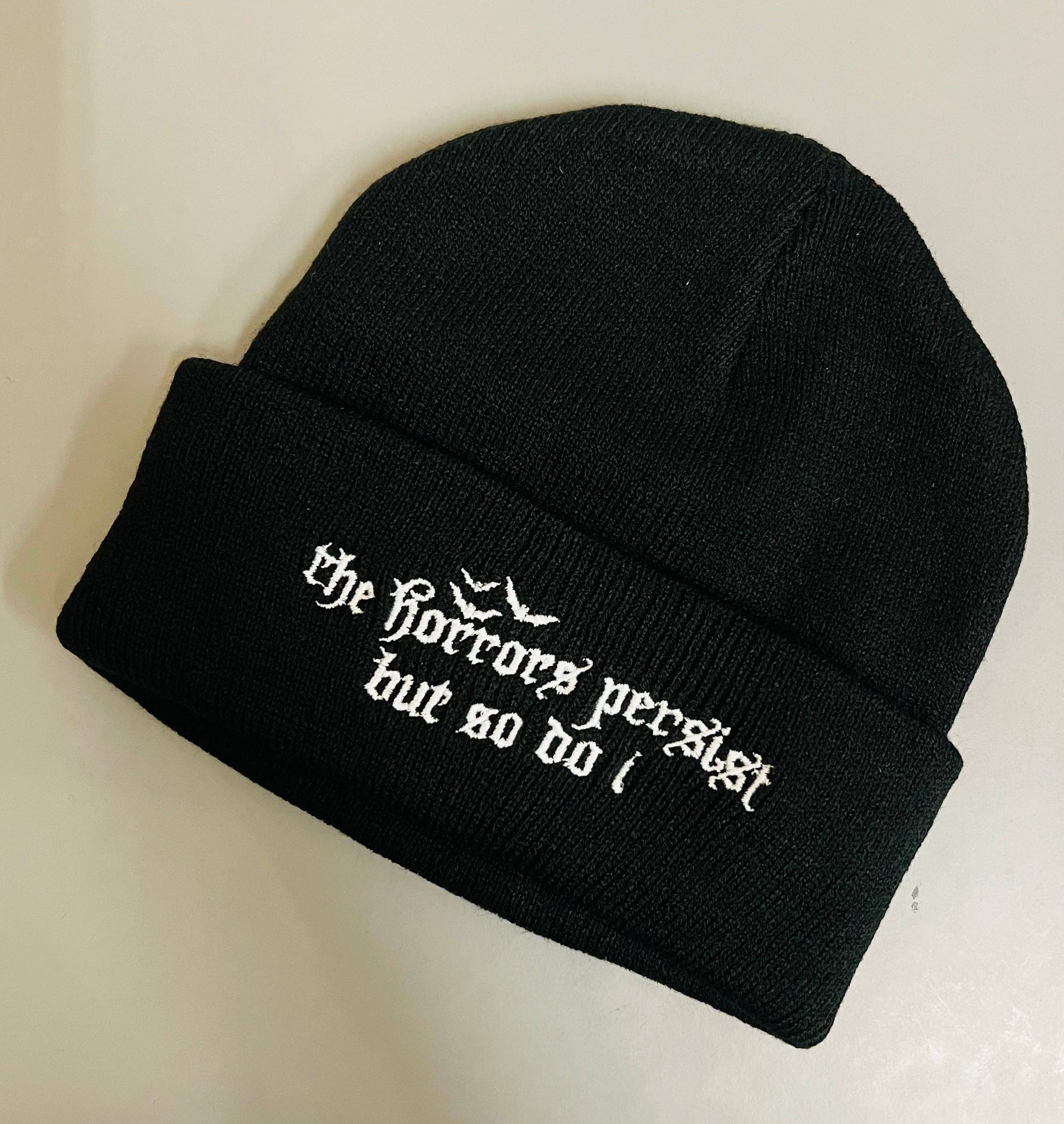 The Horrors Persist Beanie - Black