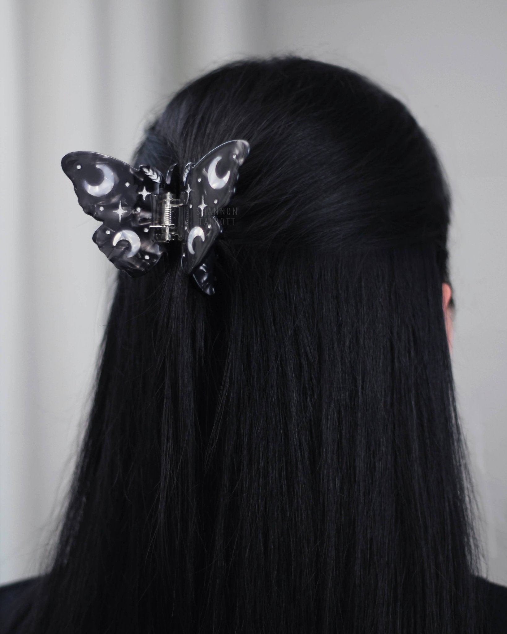 Moon Moth Butterfly Hair Clip