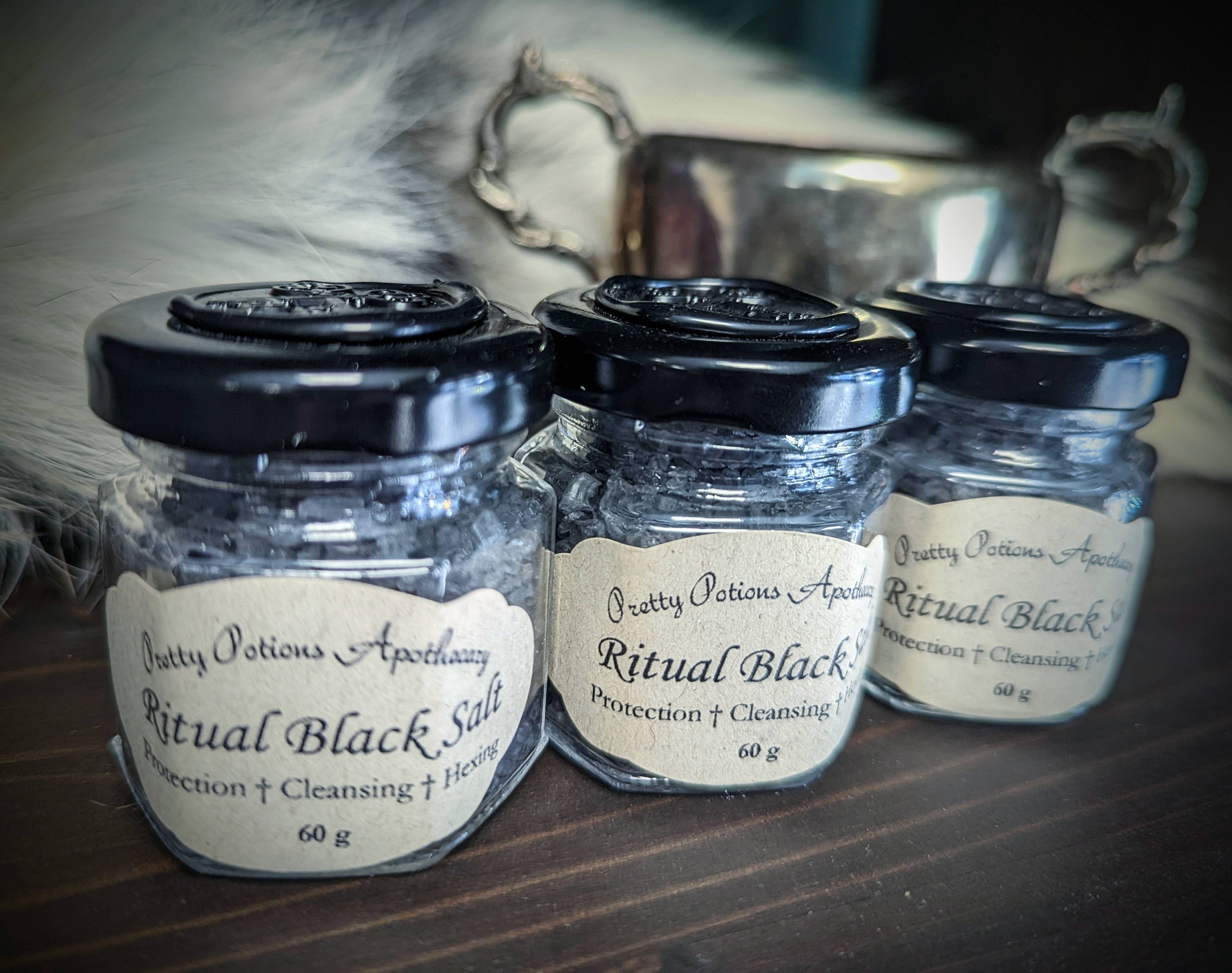 Ritual Black Salt - Graveyard + Crossroads Dirt