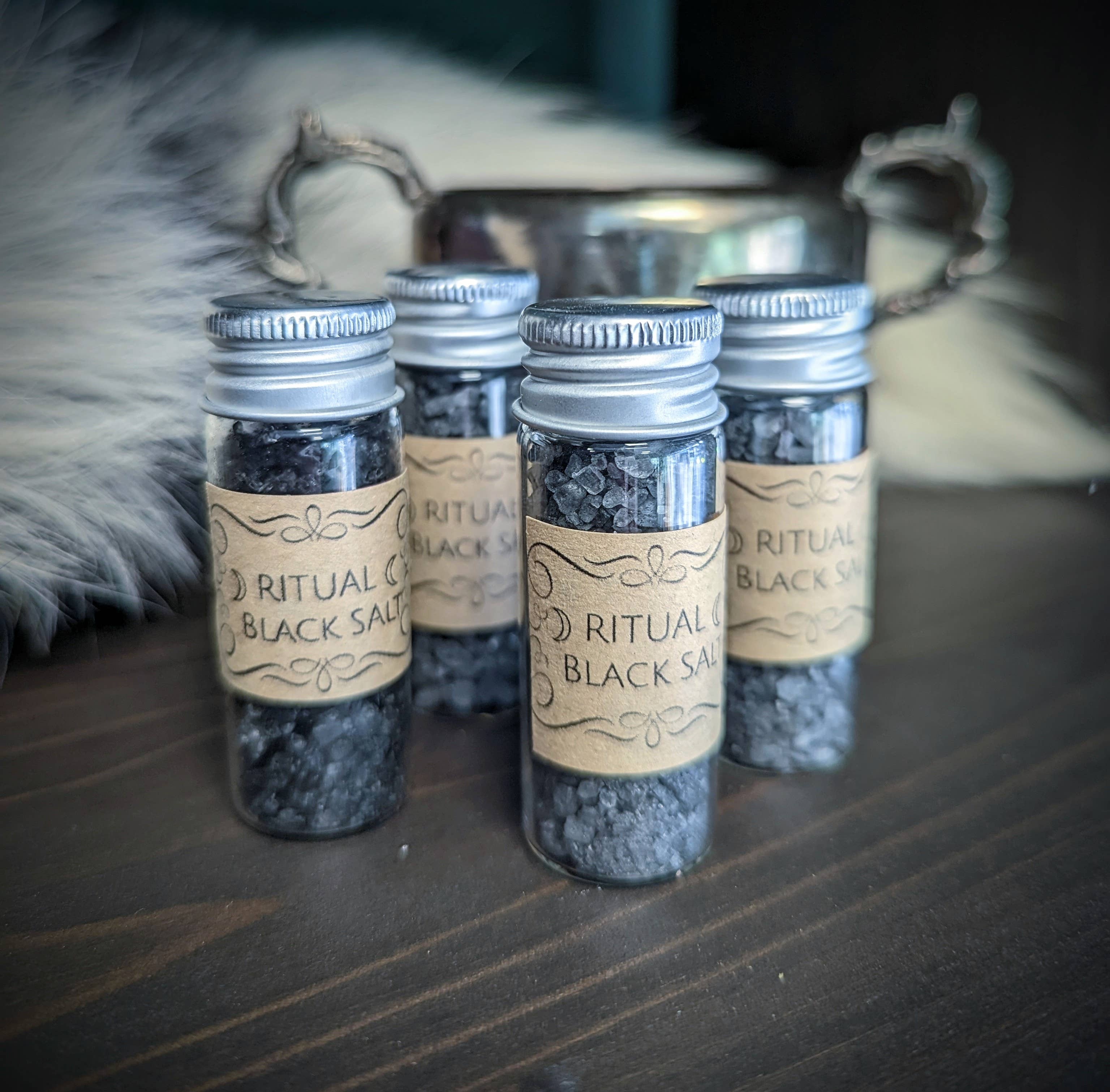Ritual Black Salt - Graveyard + Crossroads Dirt