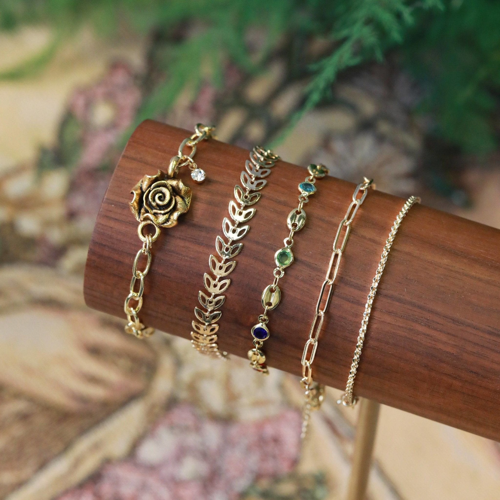 fairy crystal multicolor bracelet in gold entire bracelet collection