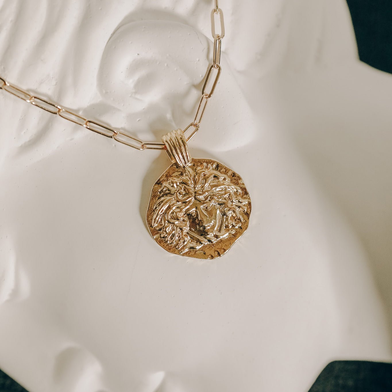 Medusa Medallion Necklace