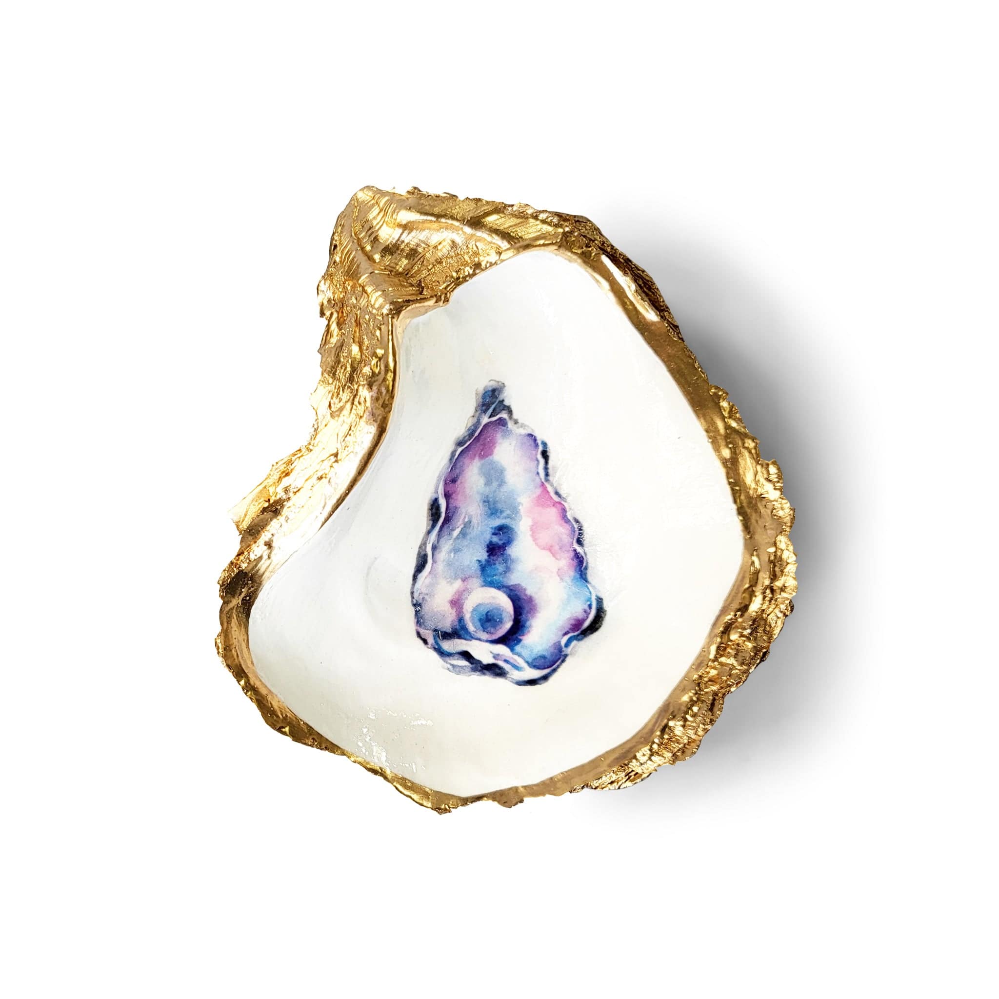Watercolor Shell Oyster Dish - The Gilded Witch