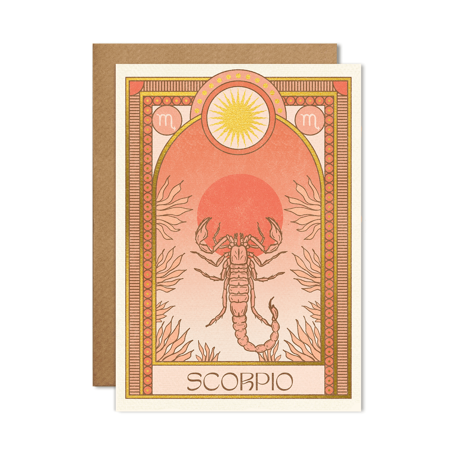 Scorpio Zodiac Card - The Gilded Witch