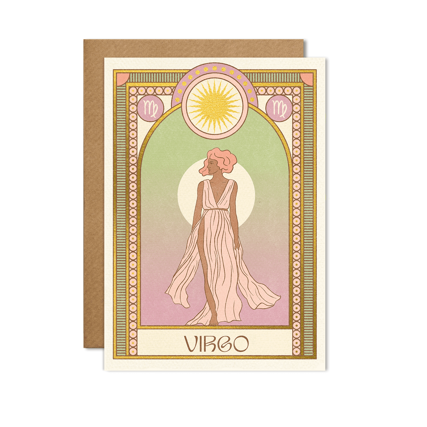 Virgo Zodiac Card - The Gilded Witch