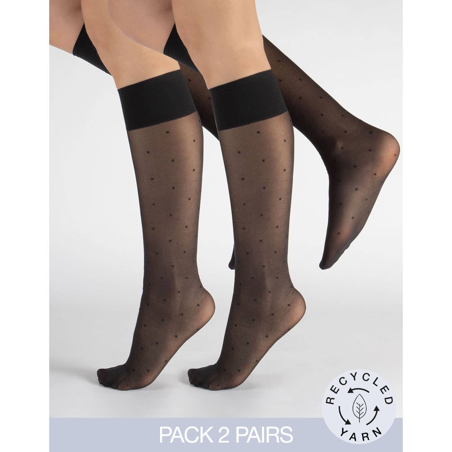 The Sabrina Knee-High Sock, Pack of 2 - The Gilded Witch