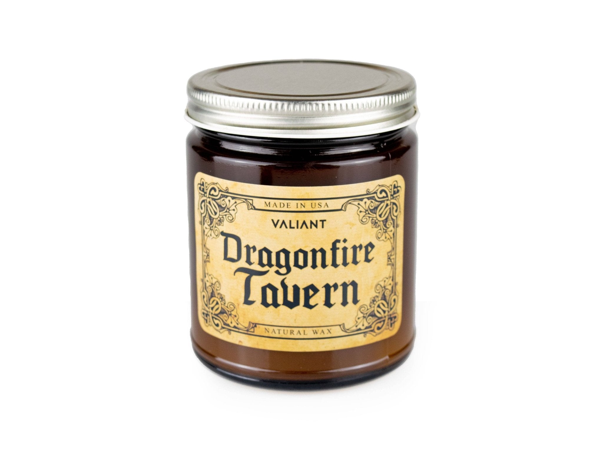 Dragonfire Tavern Candle - Whiskey + Leather