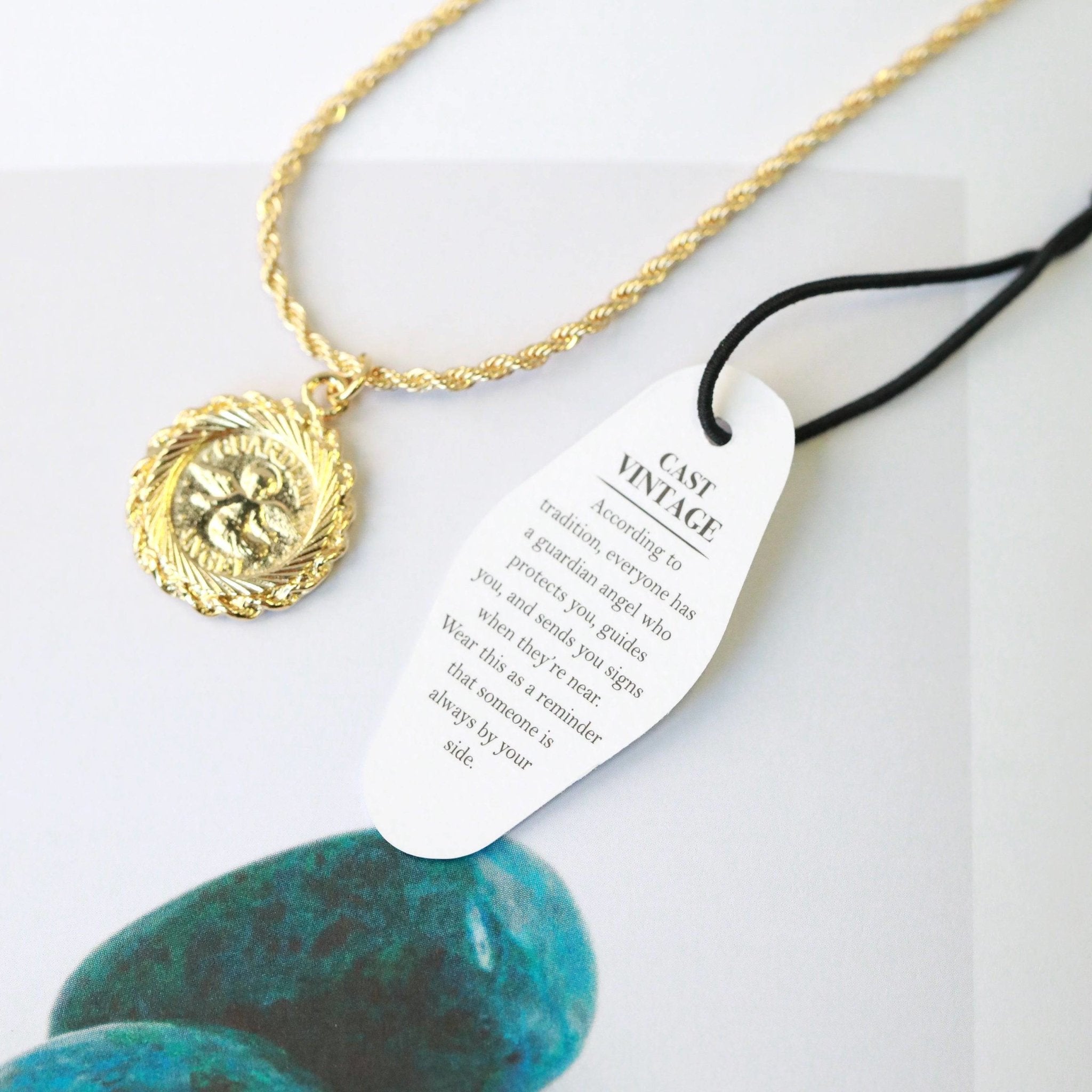 Guardian Angel Necklace - The Gilded Witch