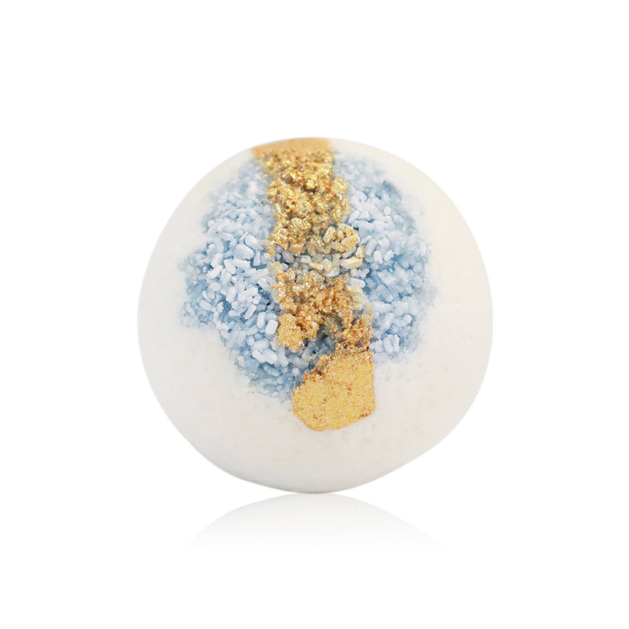 Crystal Geode Bath Bomb - Celestine - The Gilded Witch