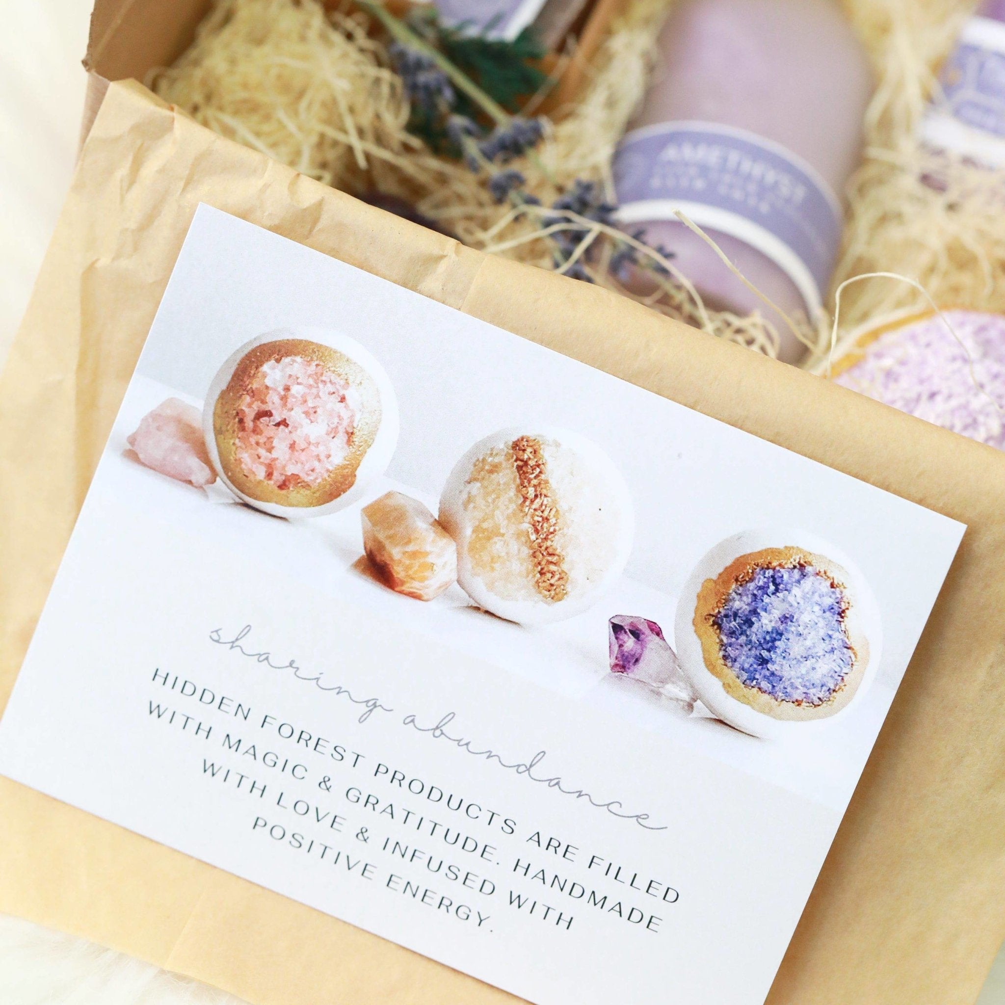 Amethyst Bath & Body Gift Set - Wisdom/Intuition - The Gilded Witch