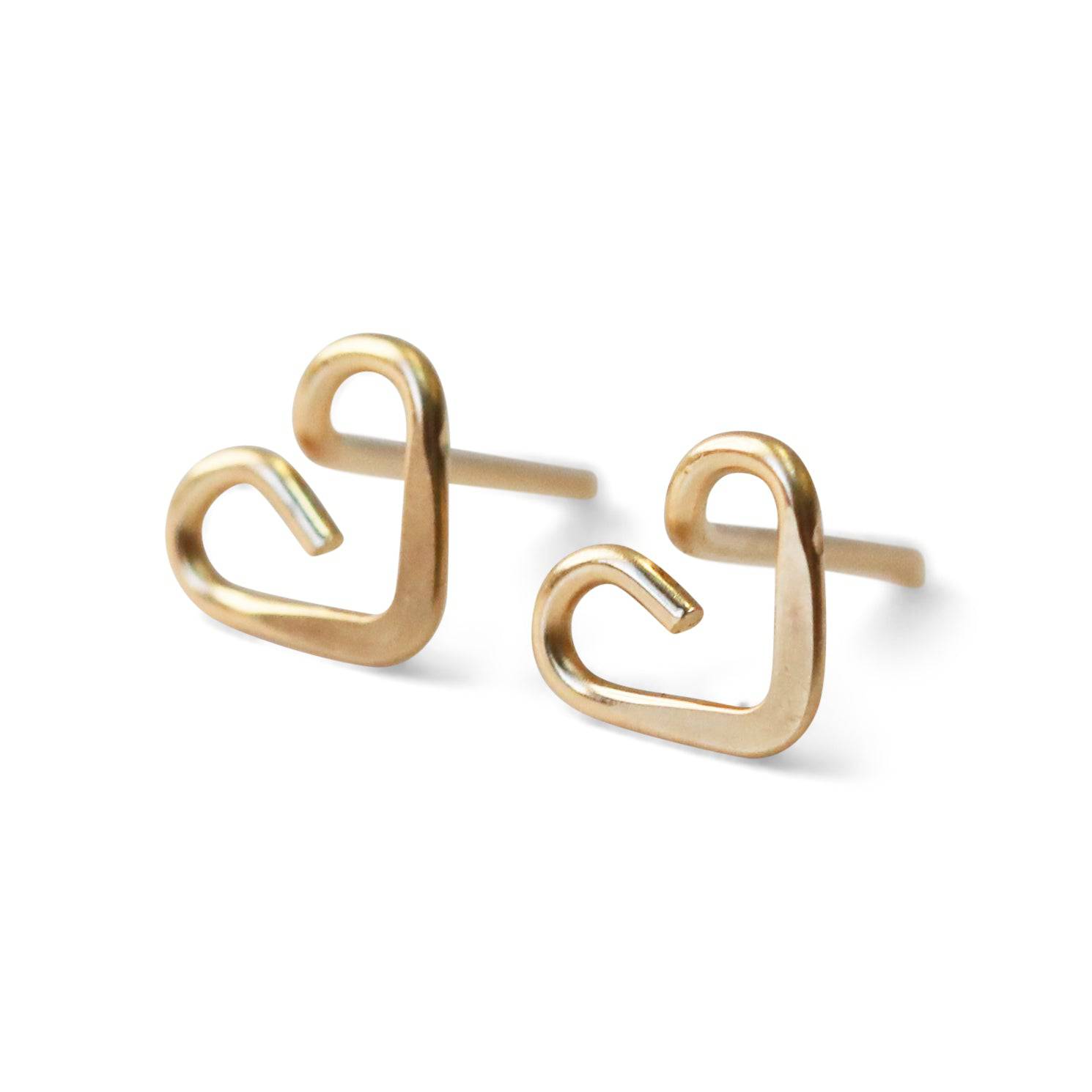 Itty Bitty Heart Studs - The Gilded Witch