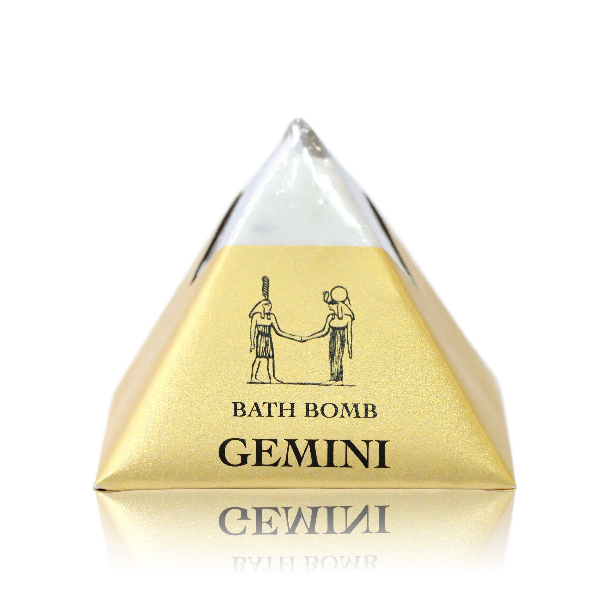 Gemini Zodiac Sign Pyramid Bath Bomb - The Gilded Witch