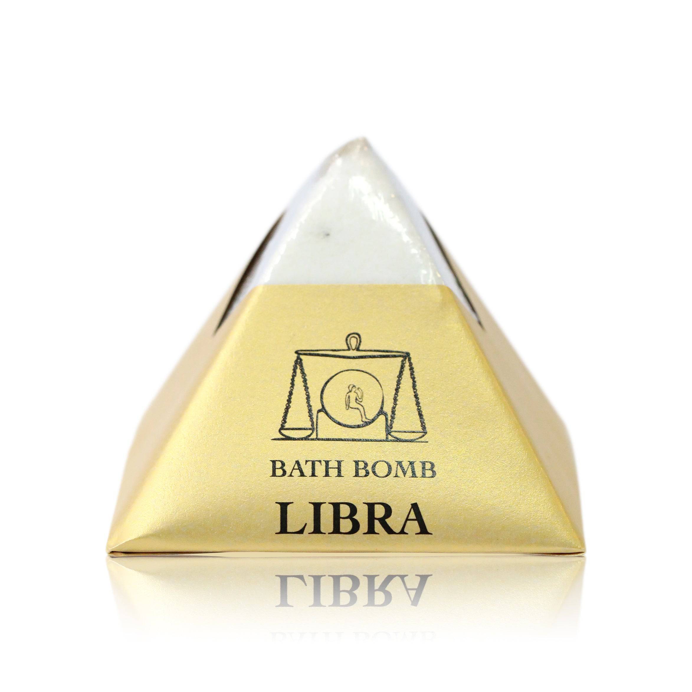Libra Zodiac Sign Pyramid Bath Bomb - The Gilded Witch