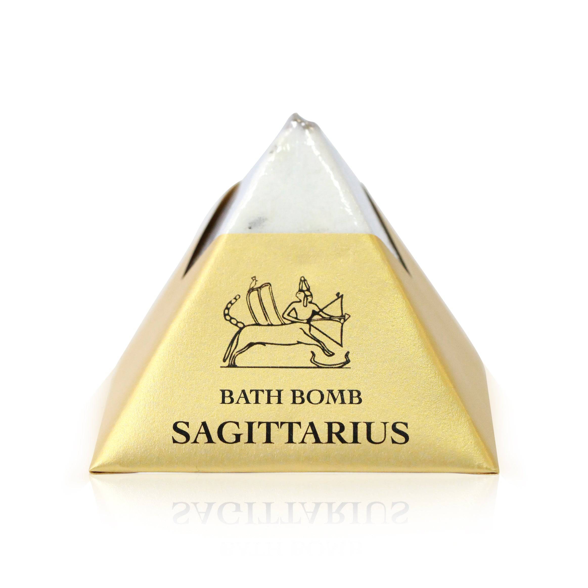Sagittarius Zodiac Sign Pyramid Bath Bomb - The Gilded Witch