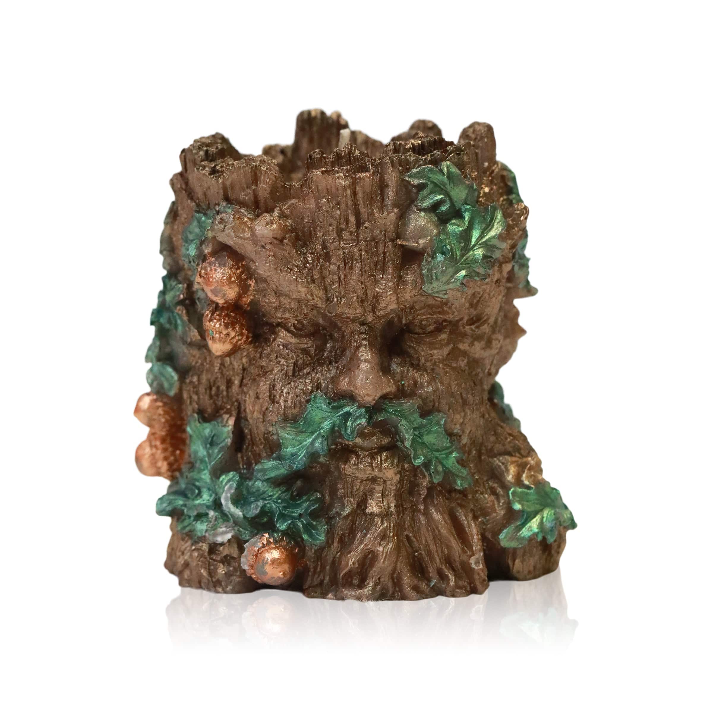 Green Man Tree Candle - The Gilded Witch