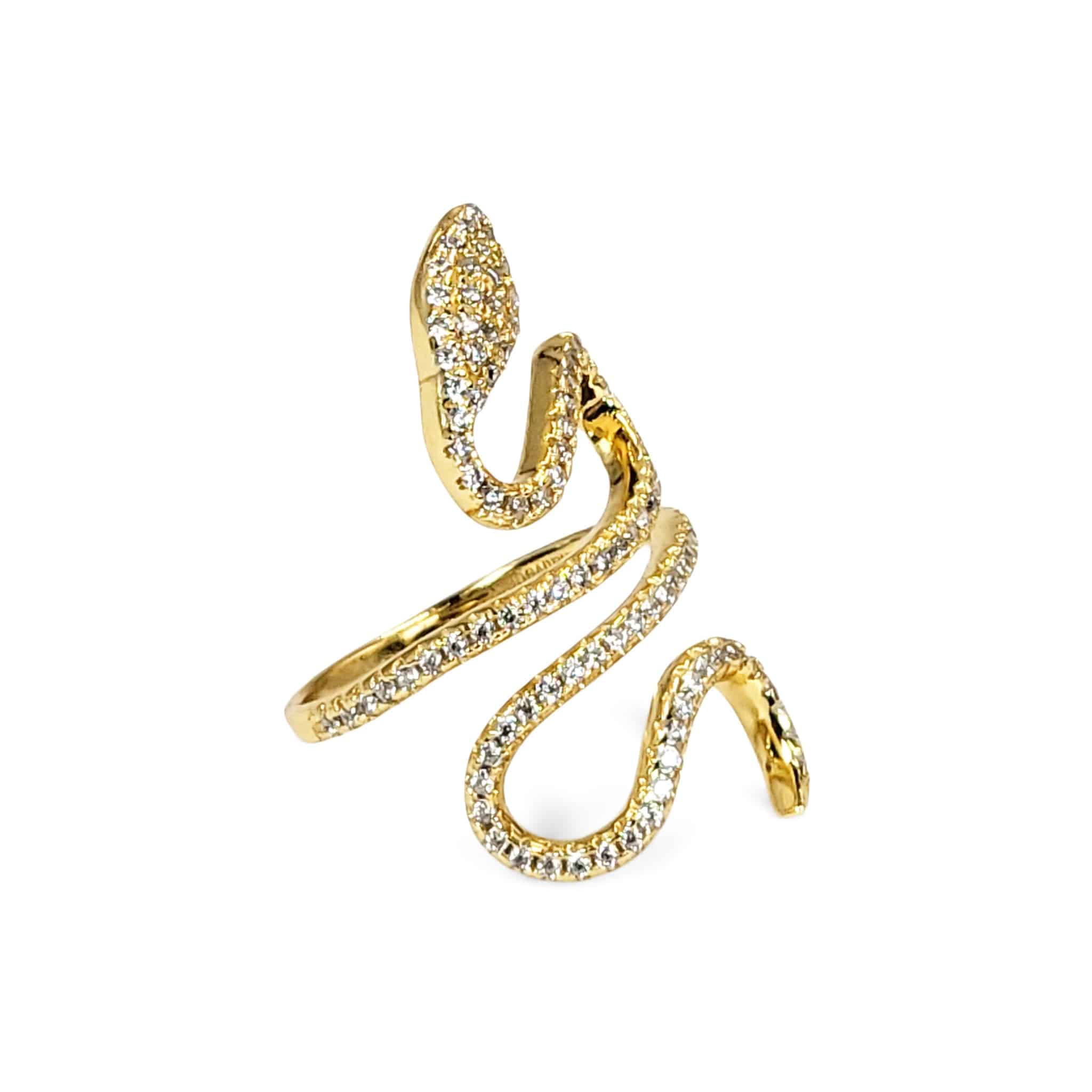 Enchanted Snake Ring - Gold - The Gilded Witch