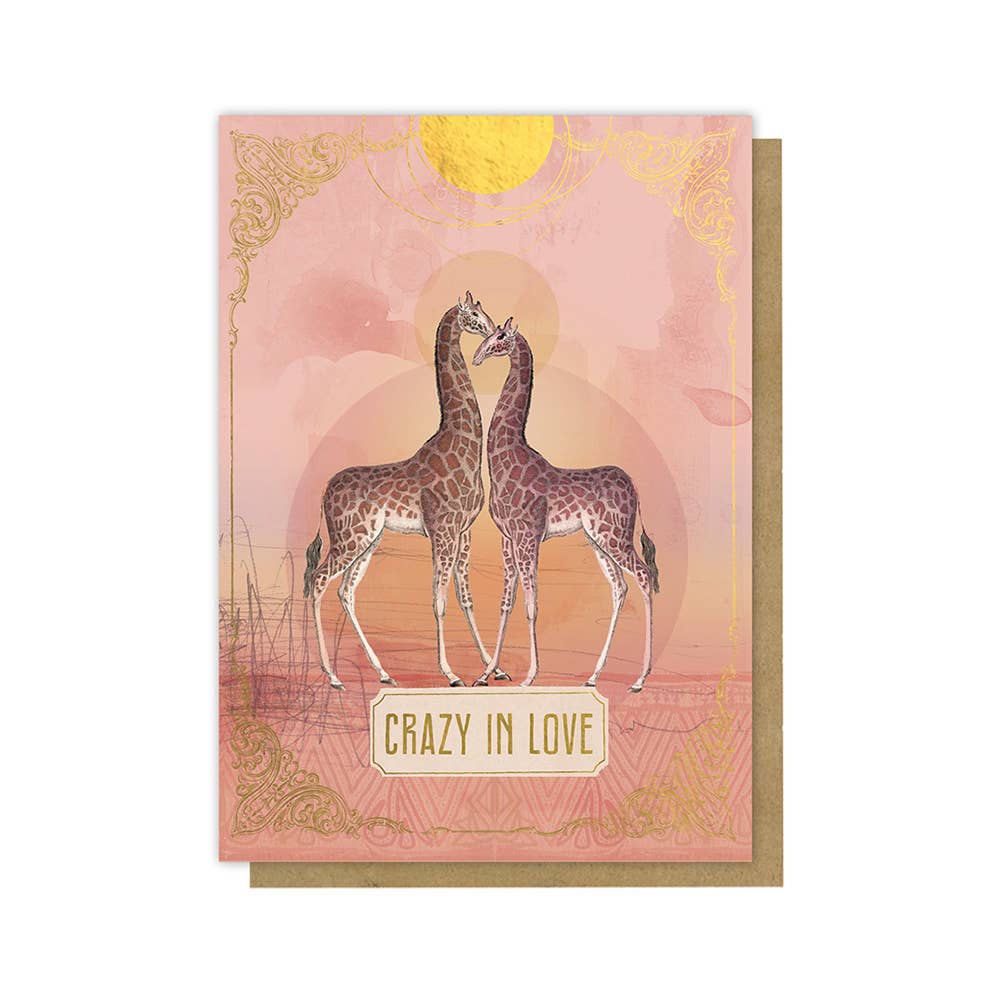 Crazy In Love Valentine Card - The Gilded Witch