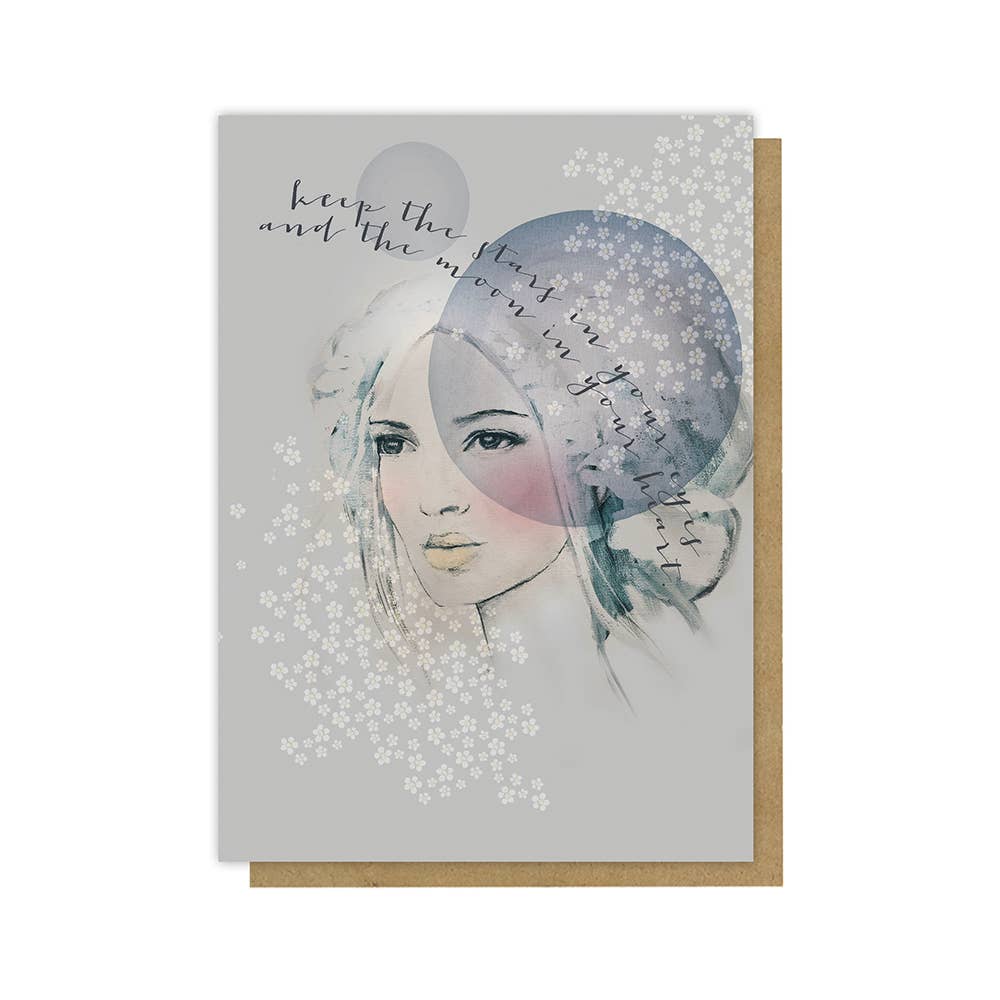 Starry Eyes Encouragement Card - The Gilded Witch