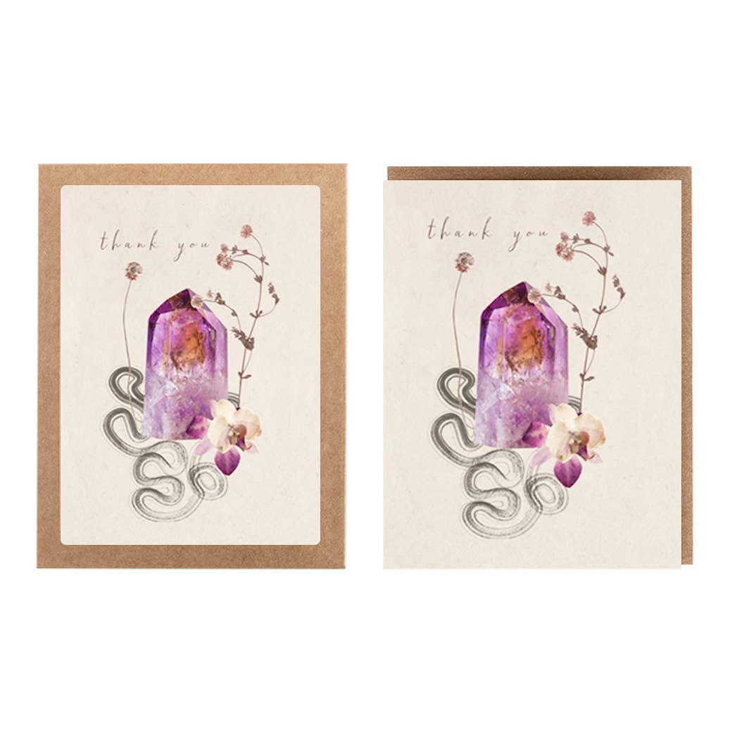 Thank You Boxed Card Set - Gemstone - The Gilded Witch
