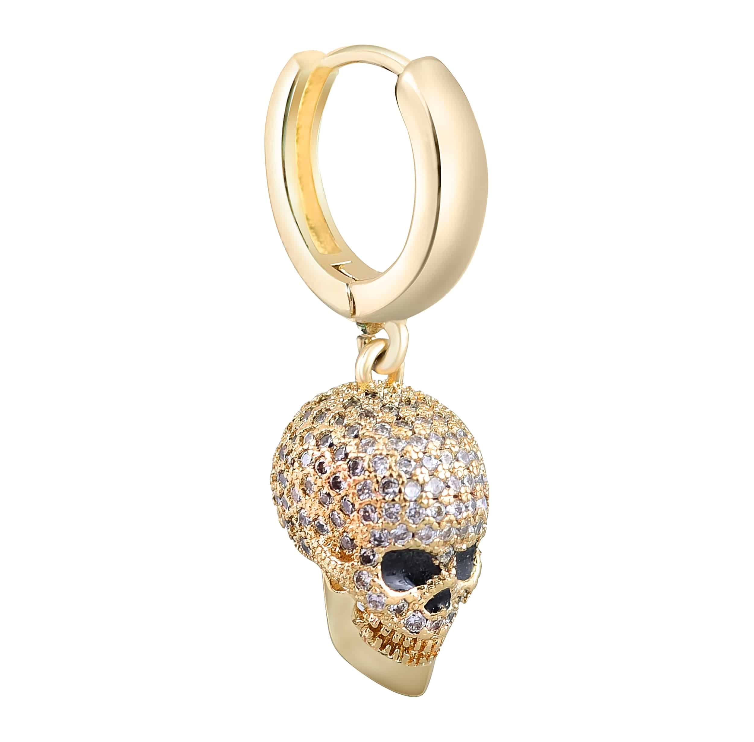 Crystal Skull Light Earrings - The Gilded Witch