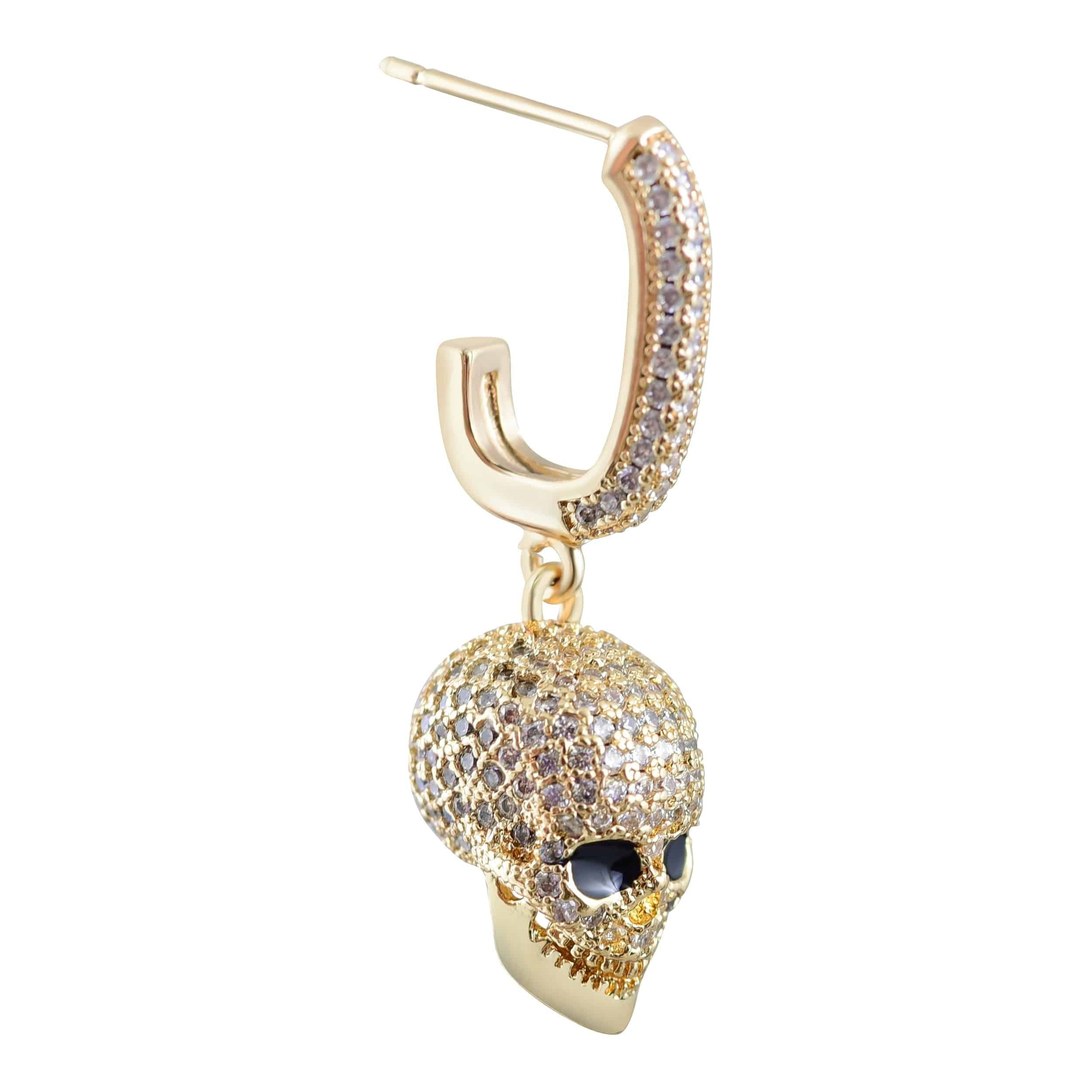 Crystal Skull Ultra Earrings - The Gilded Witch