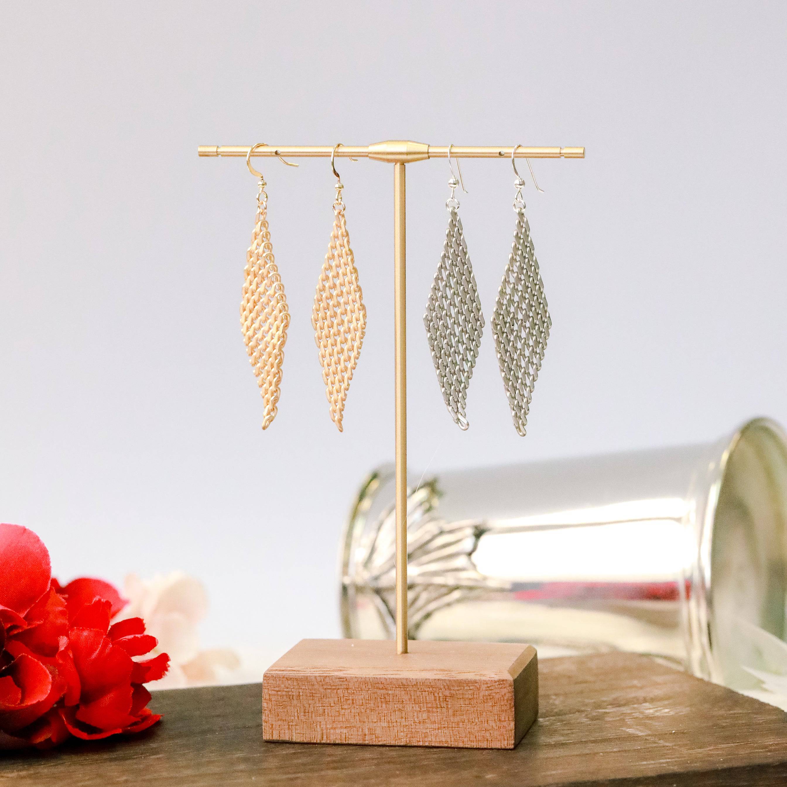 Mithril Earrings - The Gilded Witch