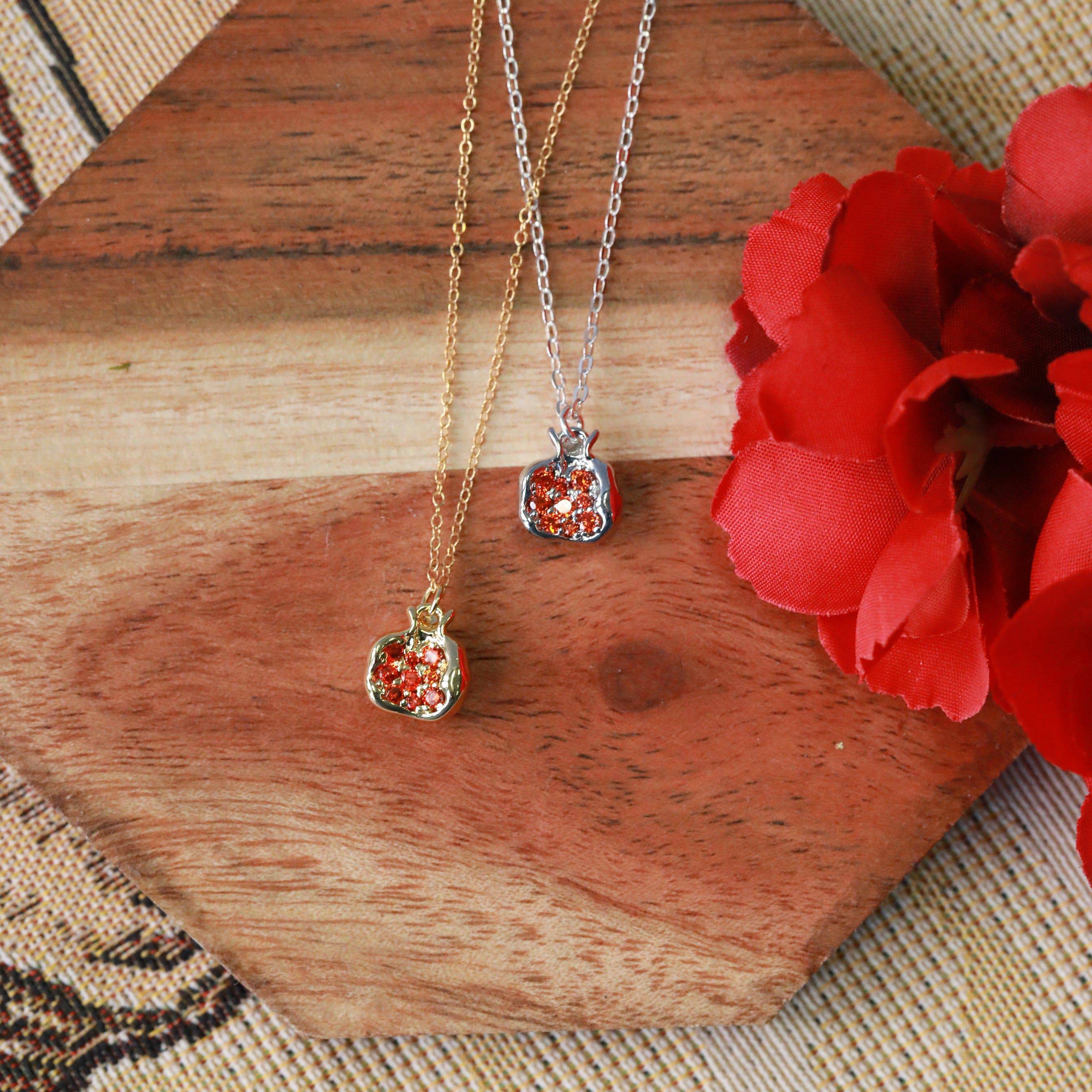 Pomegranate Charm Necklace - The Gilded Witch
