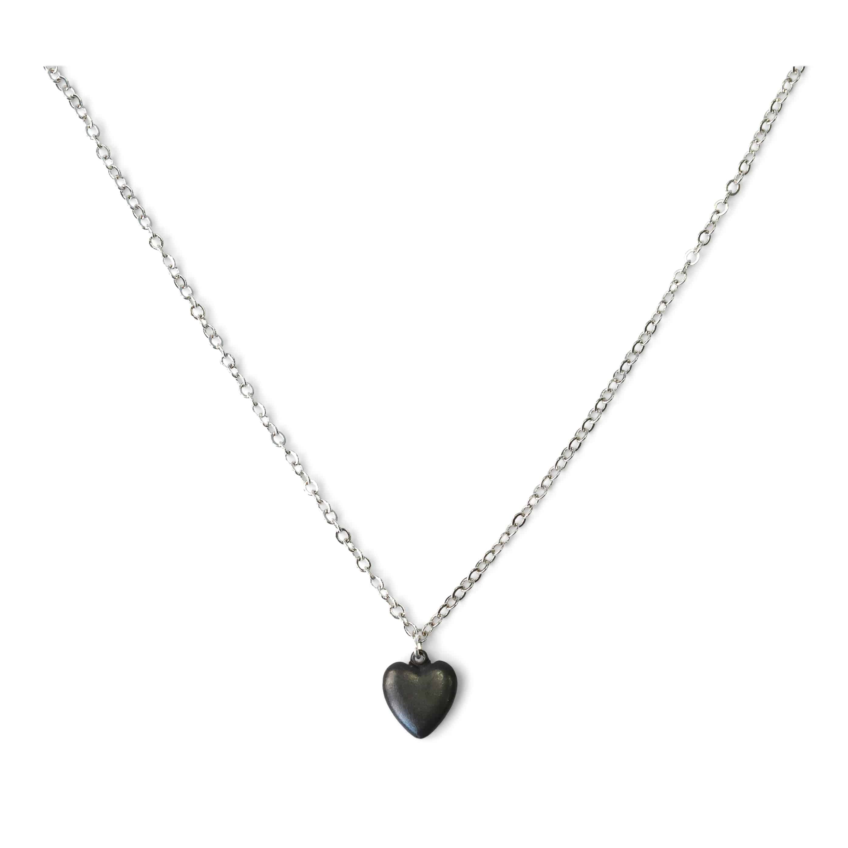 The Wednesday Heart Necklace - The Gilded Witch