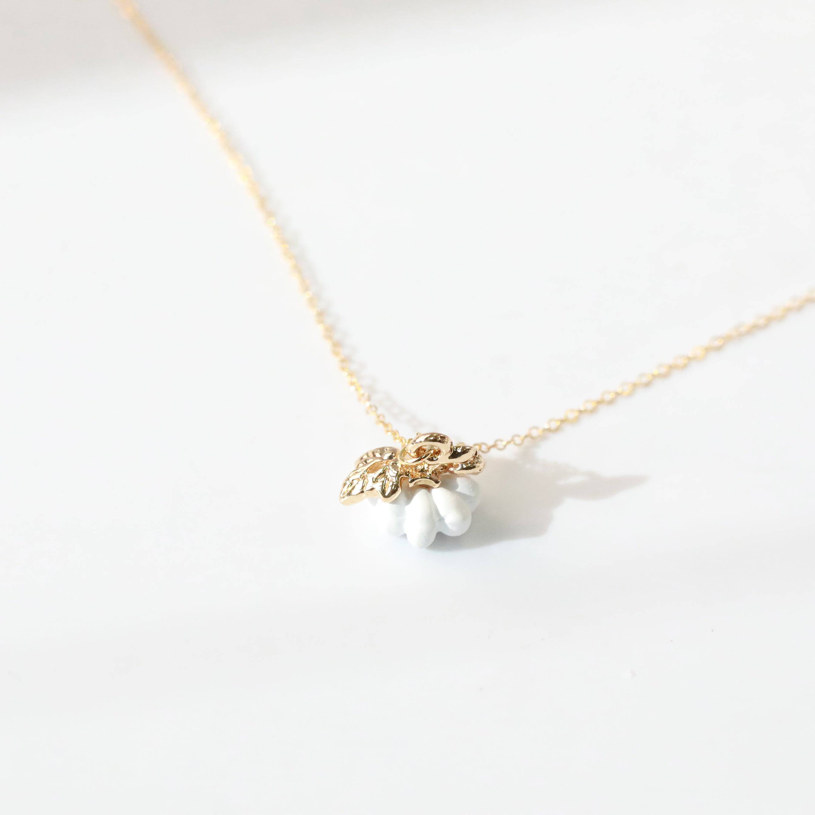 Dainty Pumpkin Necklace - The Gilded Witch