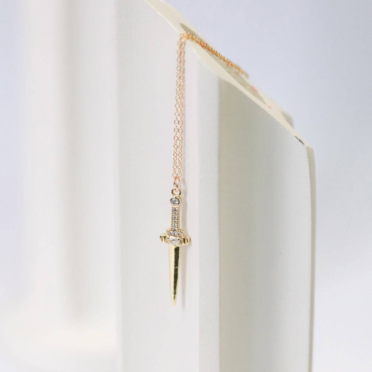 Athame Dagger Necklace - The Gilded Witch