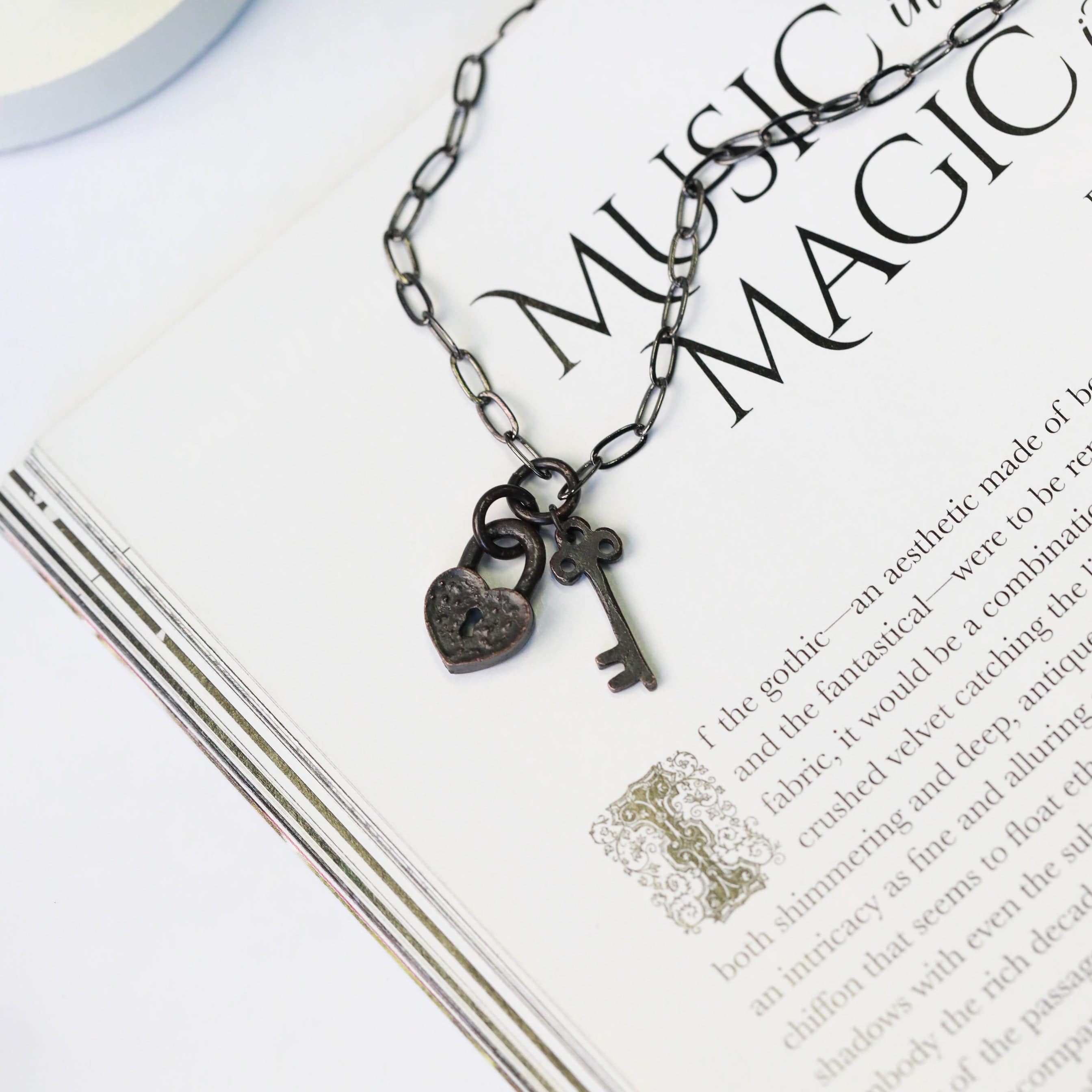 Key To My Heart Charm Necklace - The Gilded Witch