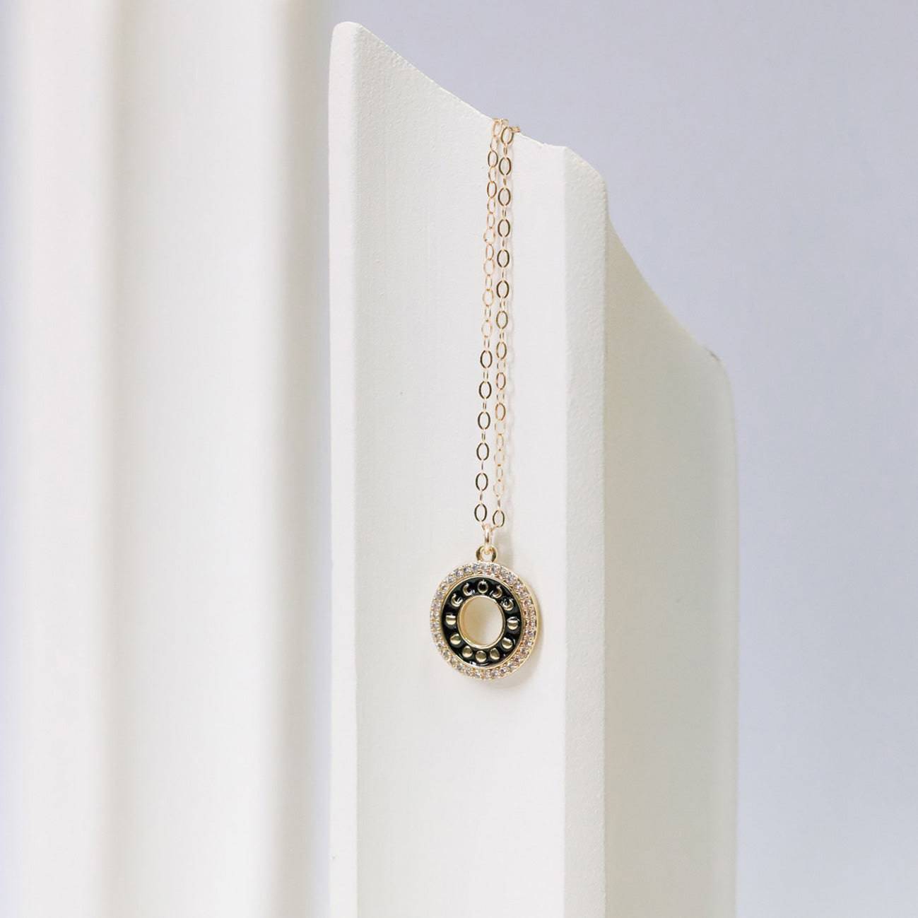 Moon Phase Necklace - The Gilded Witch