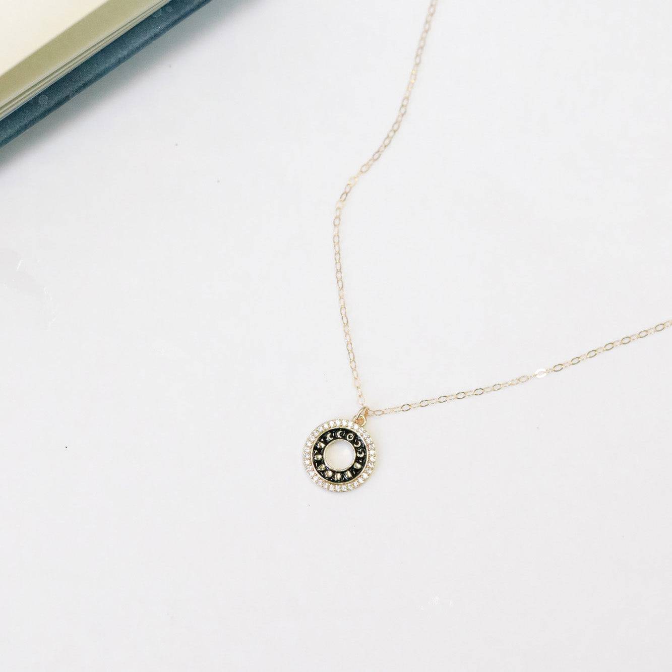 Moon Phase Necklace - The Gilded Witch
