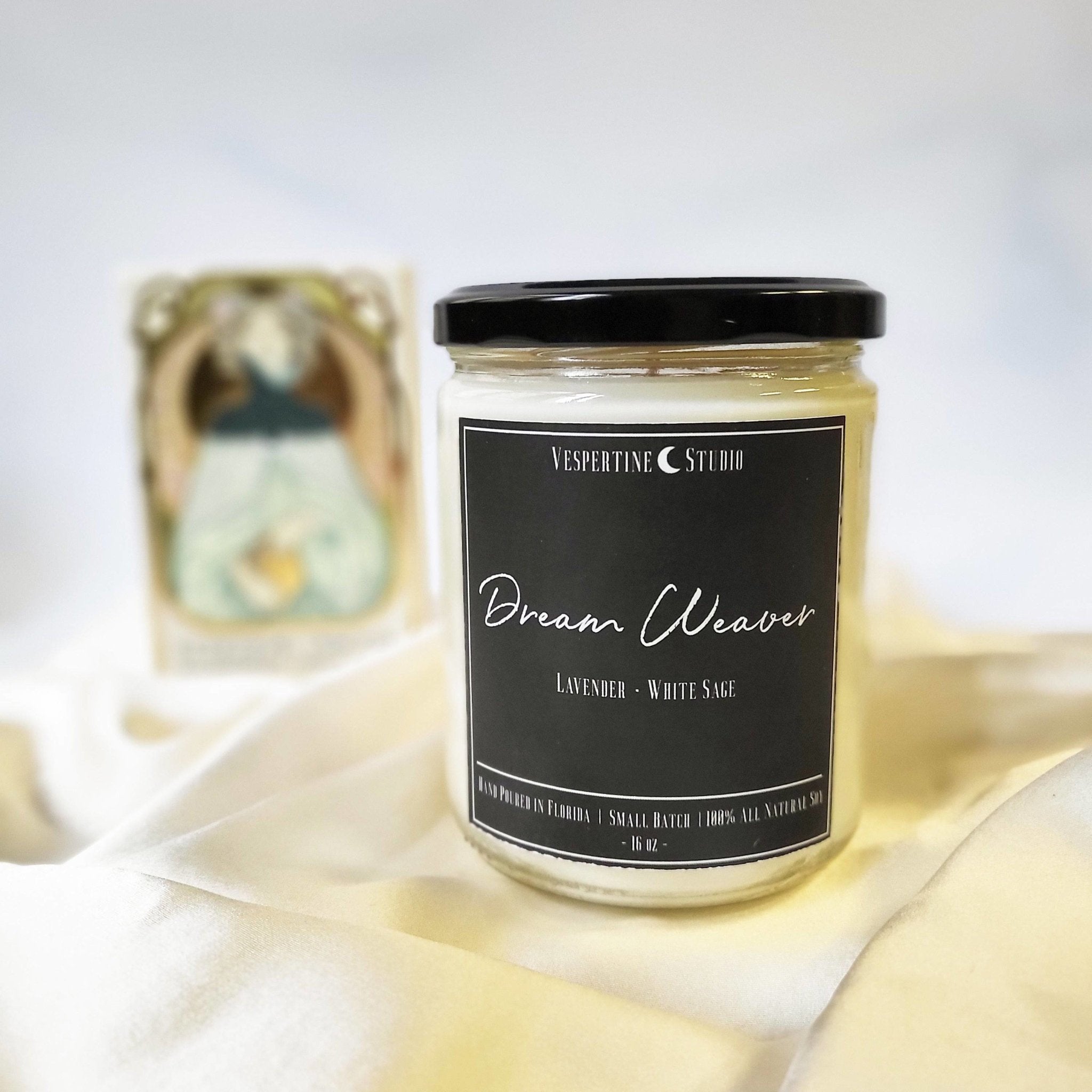 Dream Weaver Candle - Lavender & Sage - The Gilded Witch