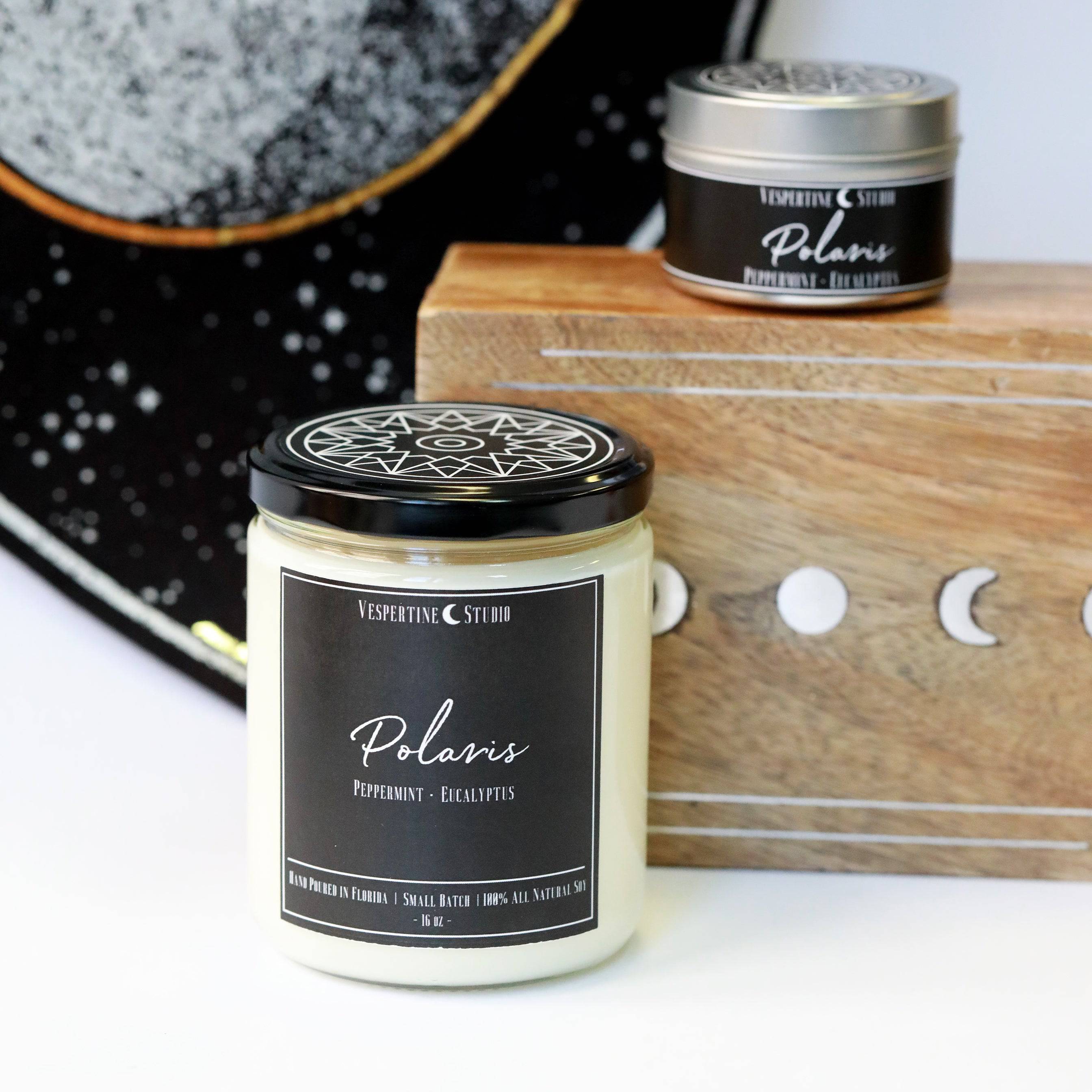 Polaris Candle - Peppermint & Eucalyptus - The Gilded Witch