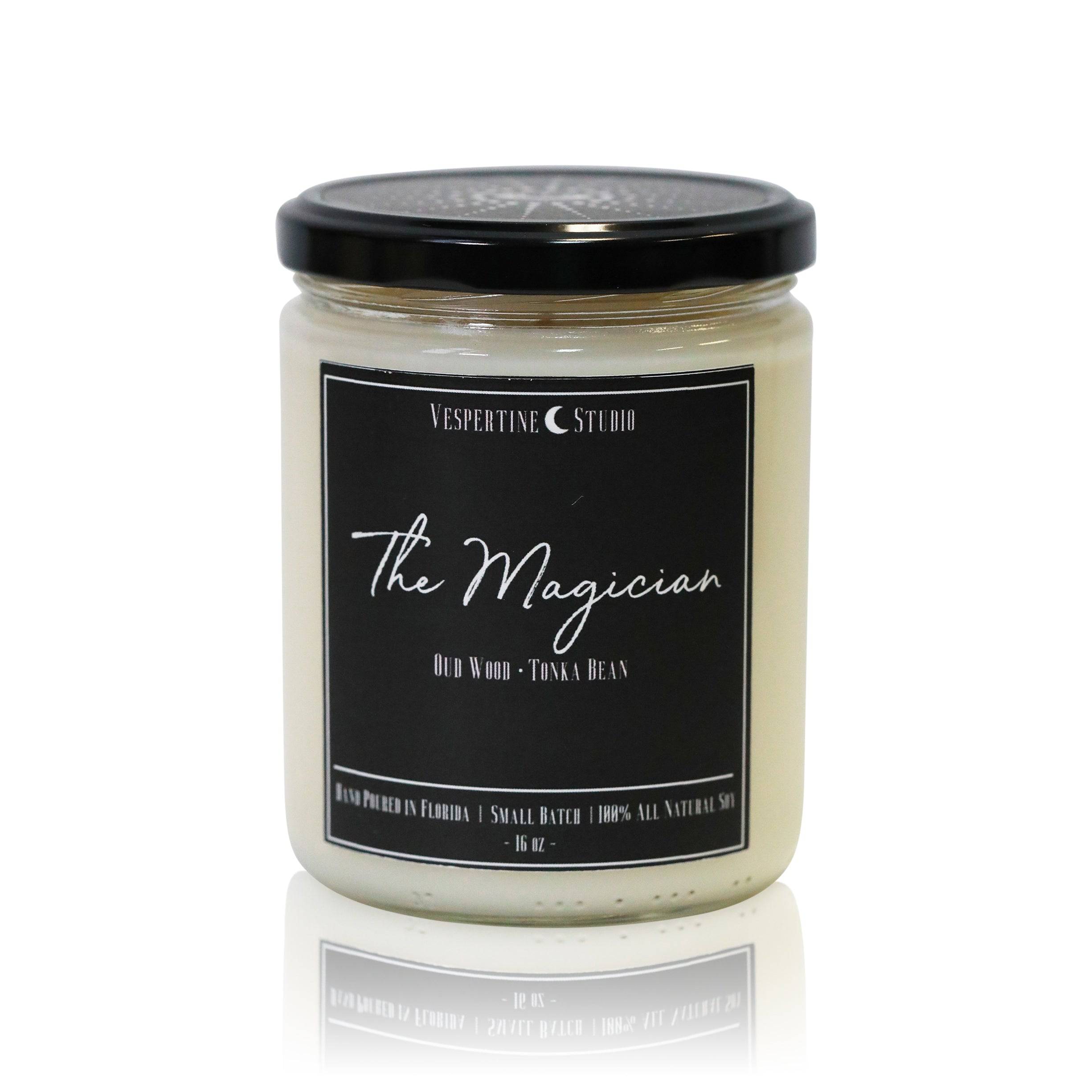 The Magician Tarot Candle - Oud, Tonka & Musk - The Gilded Witch